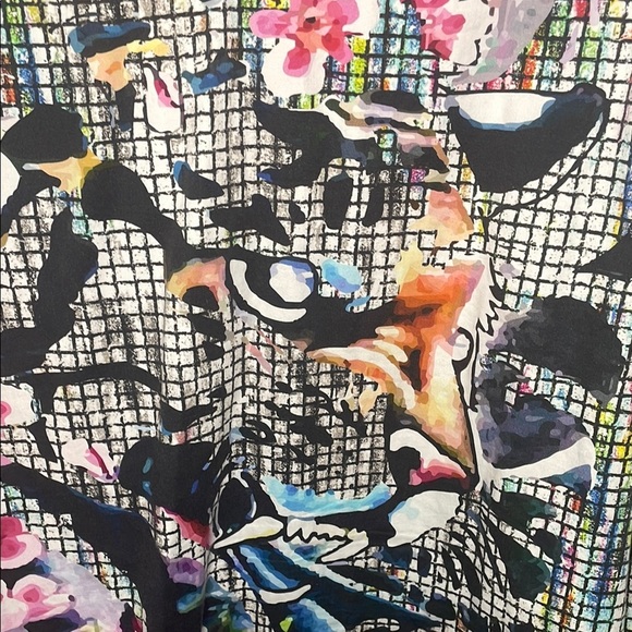 Robert Graham Blue and Black Casual Button Down Shirt - Picture 4 of 7